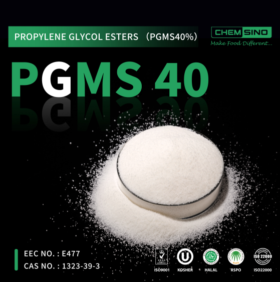 PGMS40% Foaming Agent For Cakes And Cakes CAS NO.1323-39-3