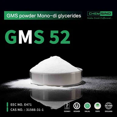 Glycerol monostearát GMS 52 prášek na dort Číslo CAS.31566-31-1