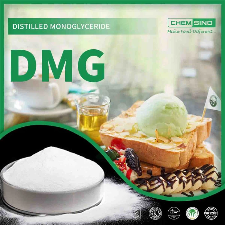 "Nejlepší nabídka destilovaných monoglyceridů DMG v prášku pro sušené plnotučné mléko CAS č. 123-94-4 "