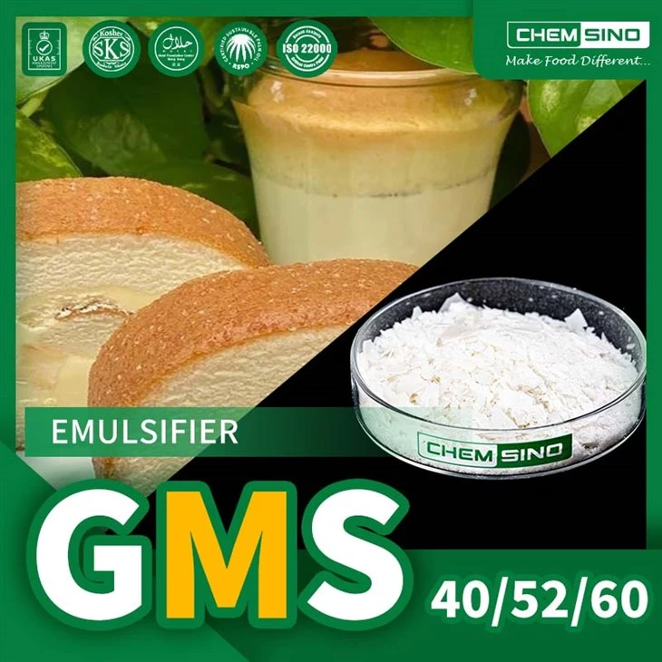 Certifikát RSPO GMS 52 Powder Číslo CAS.{1}} Glycerol monostearát