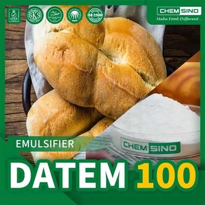 100% svačinové produkty DATEM, jako jsou chipsy a krekry pro vytvoření křupavé textury a zabránění drolení