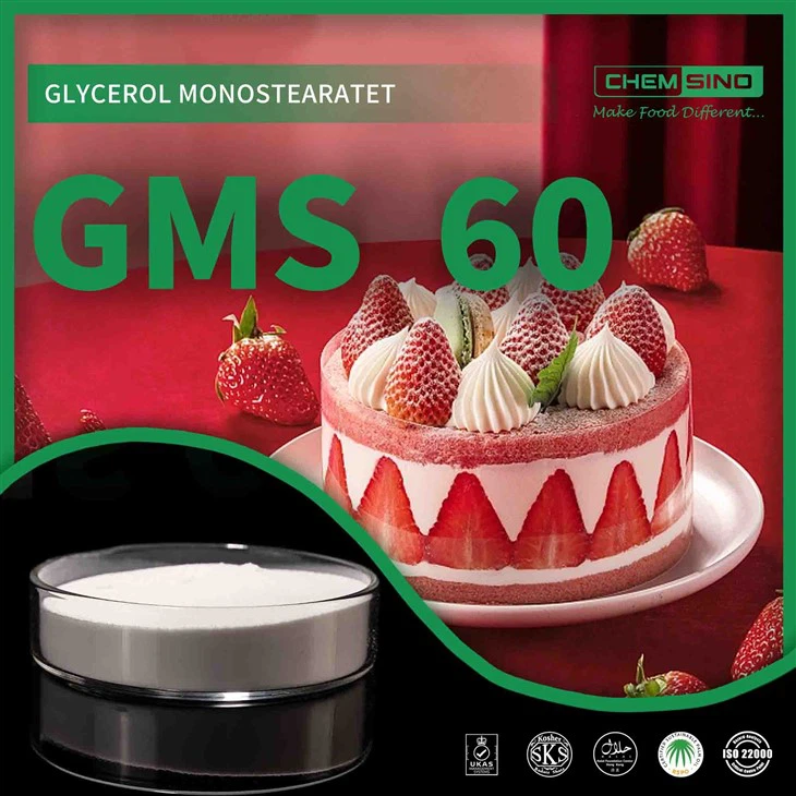 Široce používaný Nejlepší cena Glycerol Monostearate 60 Powder GMS 60 Powder CAS No.31566-31-1