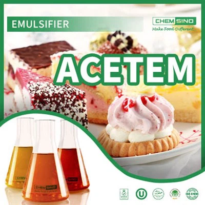 Acetylovaný mono- a diglyceridy acetem prášek E472a na skladě
